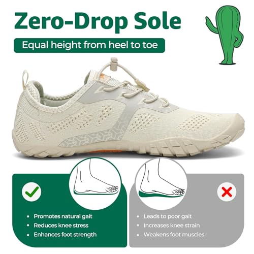 Thumbnail 2 de SAGUARO Barefoot: Zapatillas de trail transpirables y amplias para hombre y mujer