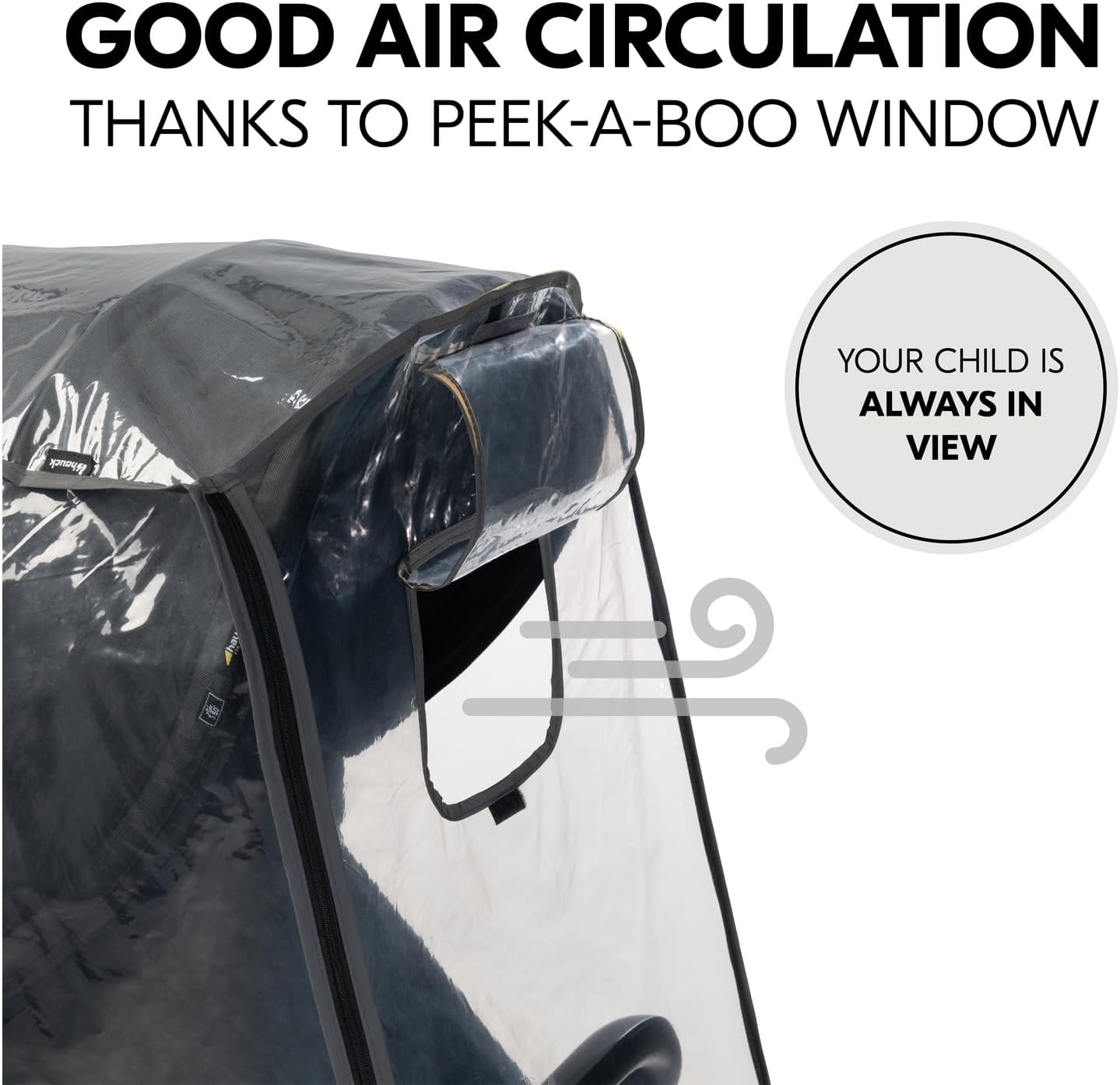 Detalle de hauck Universal Pushchair Rain Cover, Transparent