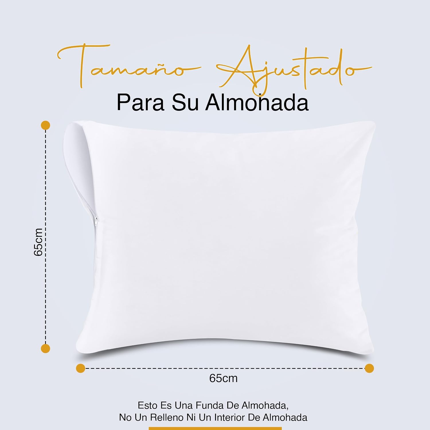 Thumbnail 1 de Utopia Bedding Protector de Cojín 65x65 cm 2 unidades