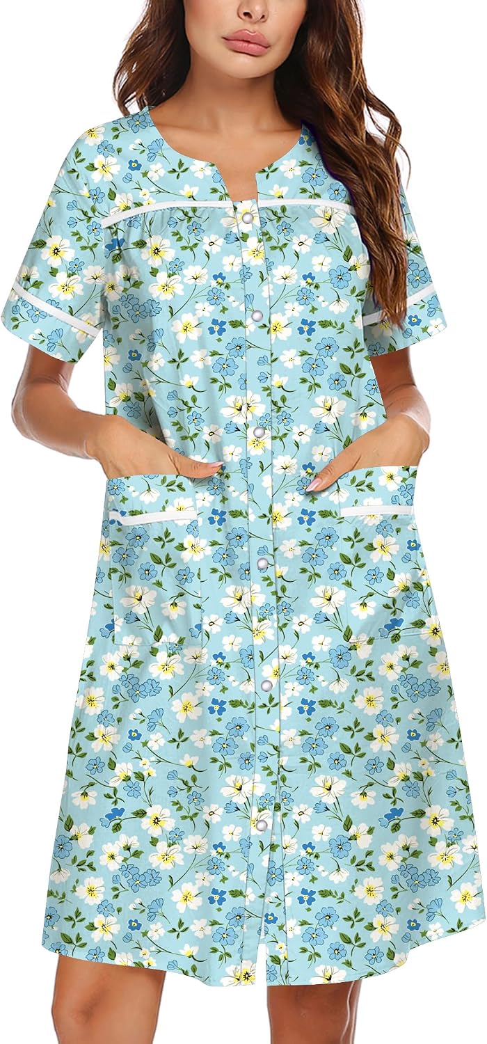 Detalle de Ekouaer Cotton House Dress