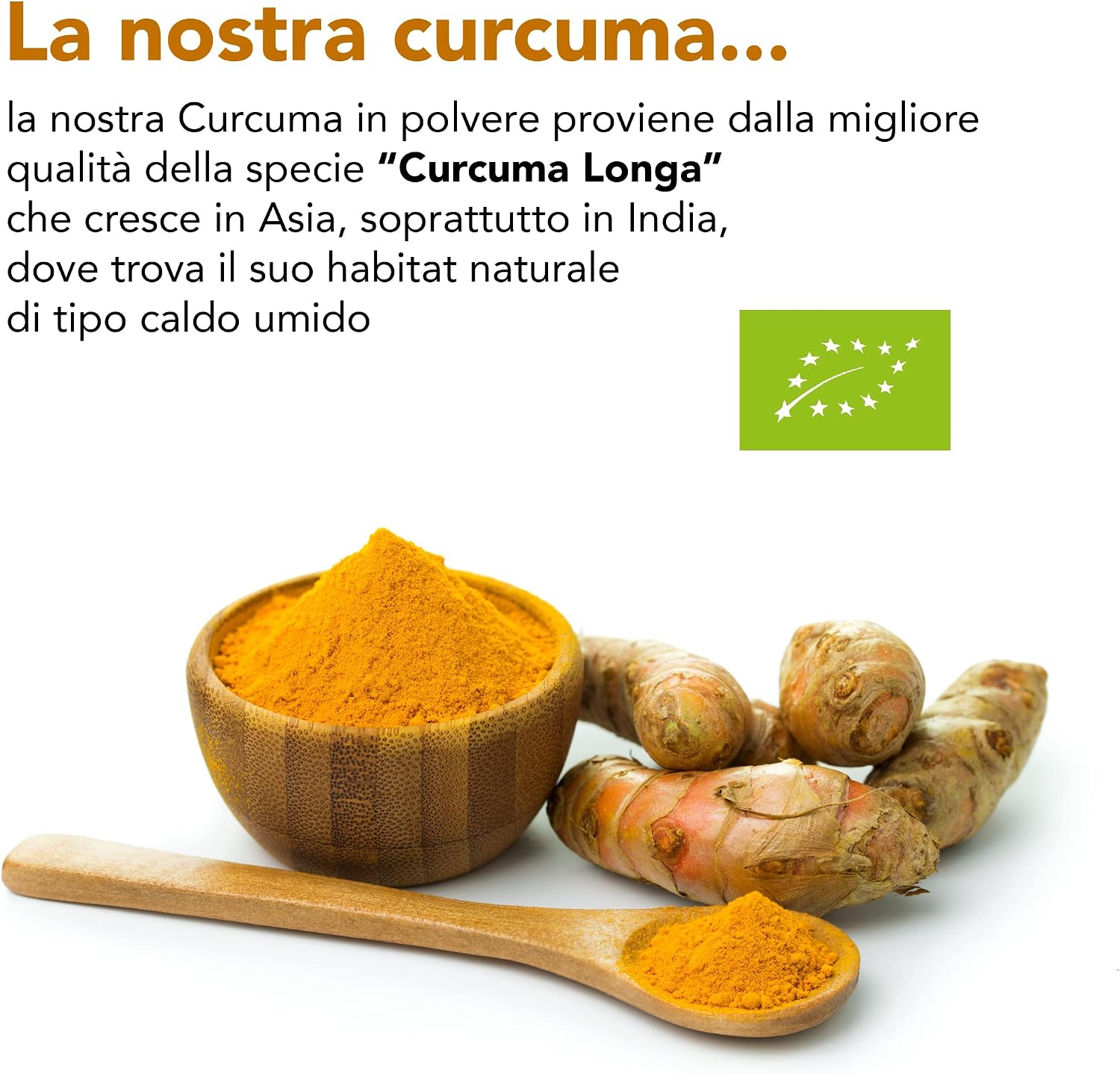 Detalle de Curcuma in Polvere Bio - 150 g | CiboCrudo