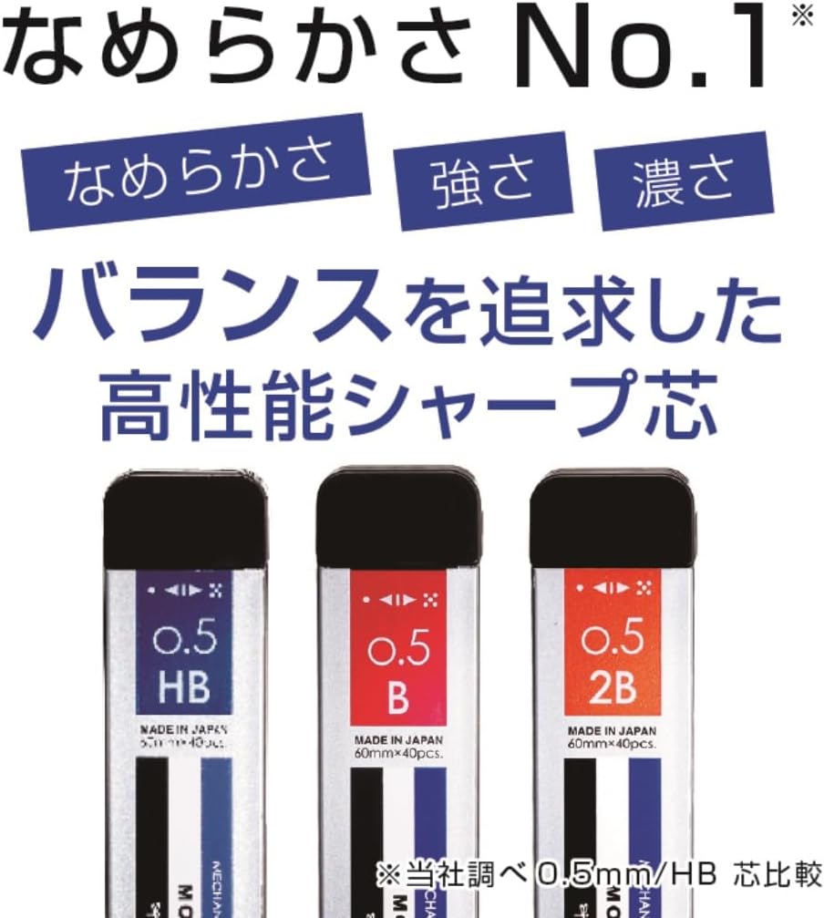 Thumbnail 2 de トンボ鉛筆 MONO モノグラフMG B シャープ芯 0.3mm 5個セット R3-MGB01-5P