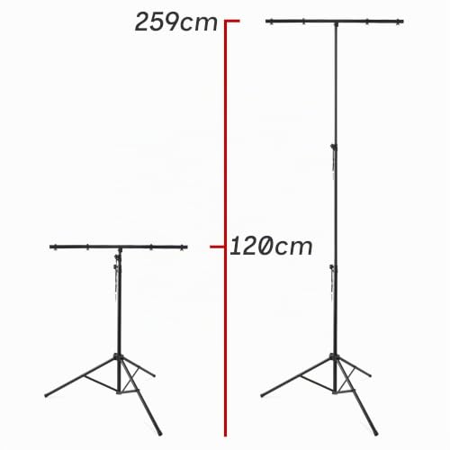 Detalle de Tiger LIS7-BK Stativo luci per fotografi: supporto robusto e versatile per luci in scenografie