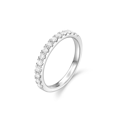 Detalle de FANCIME 0.42ct Lab Grown Diamond Eternity Band Ring, Size L 1/2