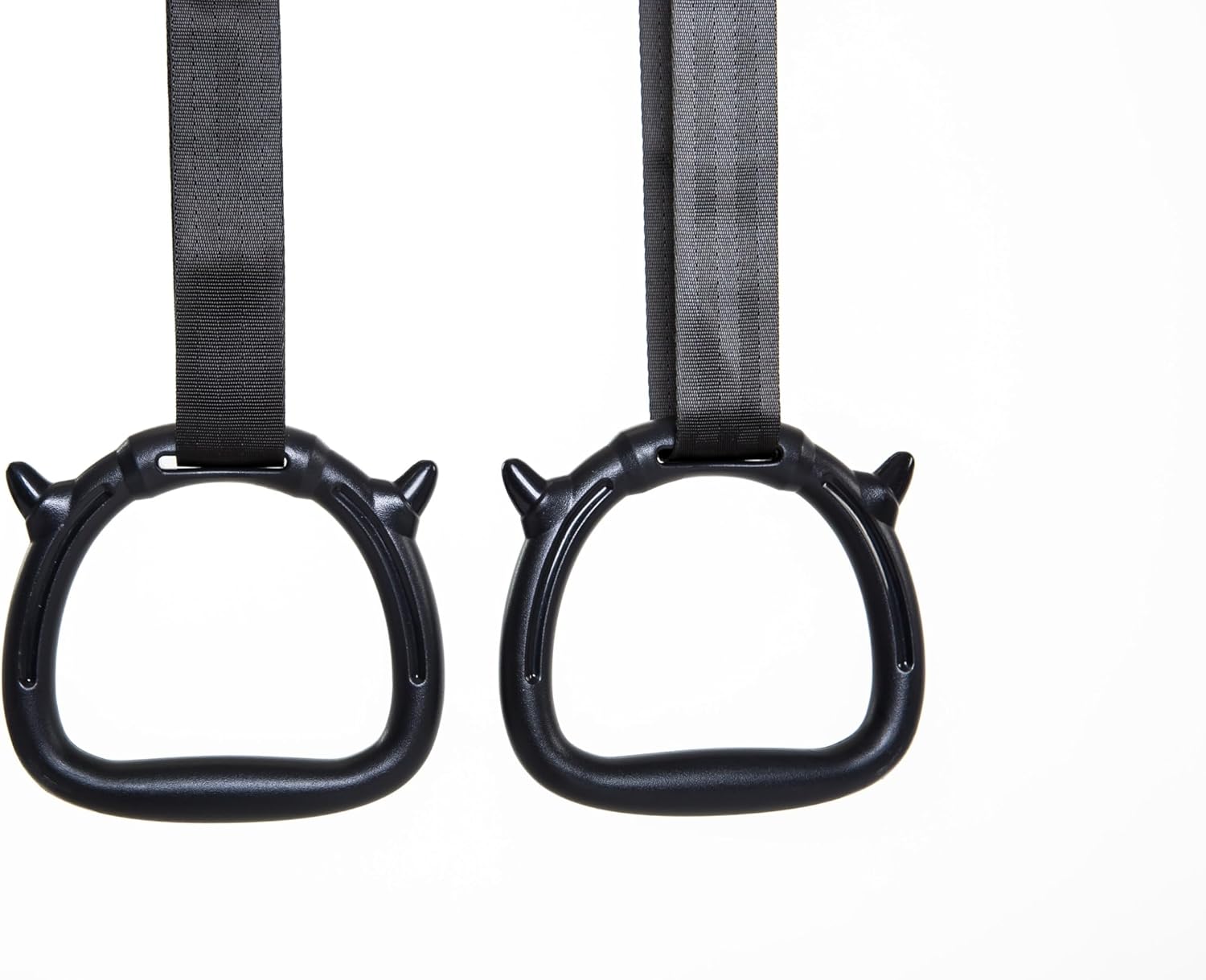 Detalle 2 de TINY TUMBLERS Gymnastics Bar with Rings and Hand Grips – Adjustable Home Bar for Kids