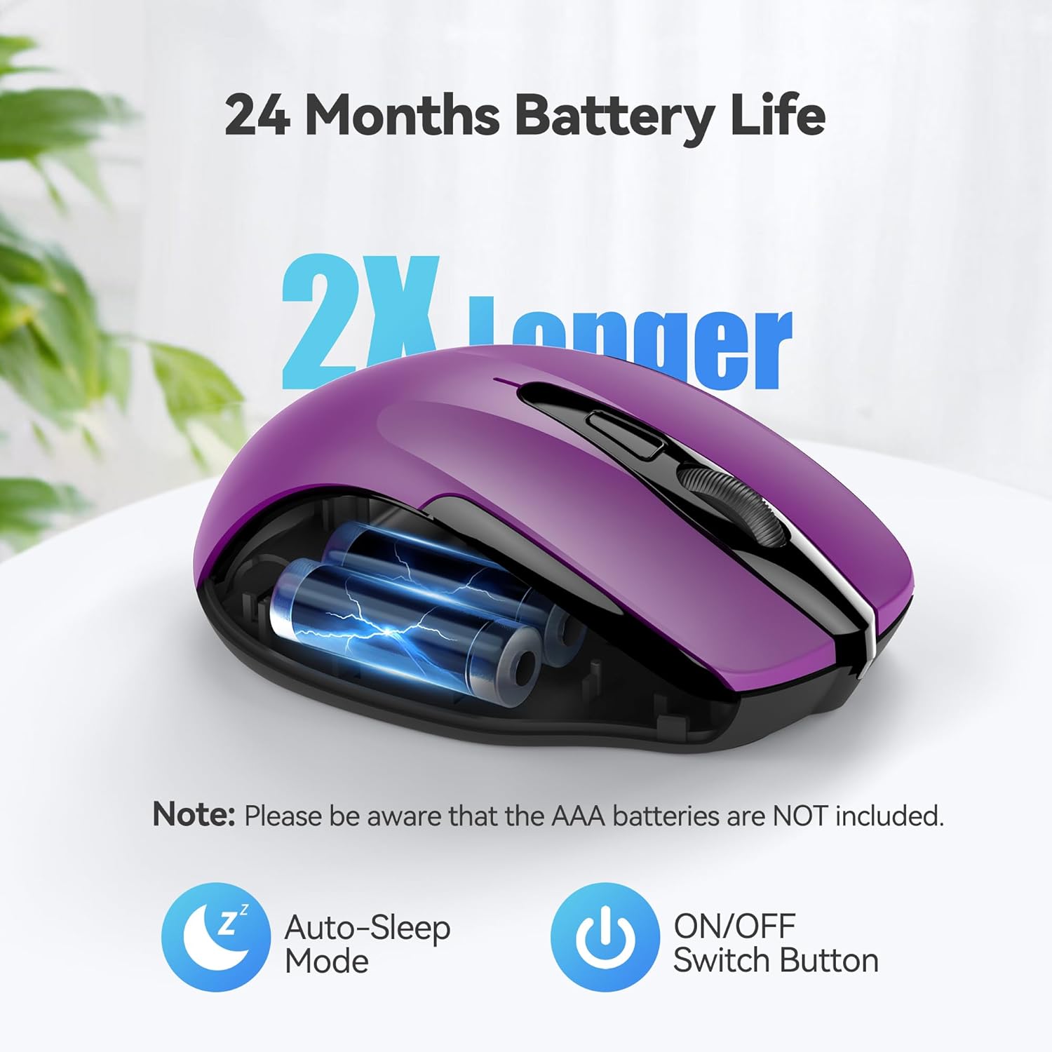 Thumbnail 6 de TECKNET Pro ergonomic mouse 24-month battery 🖱