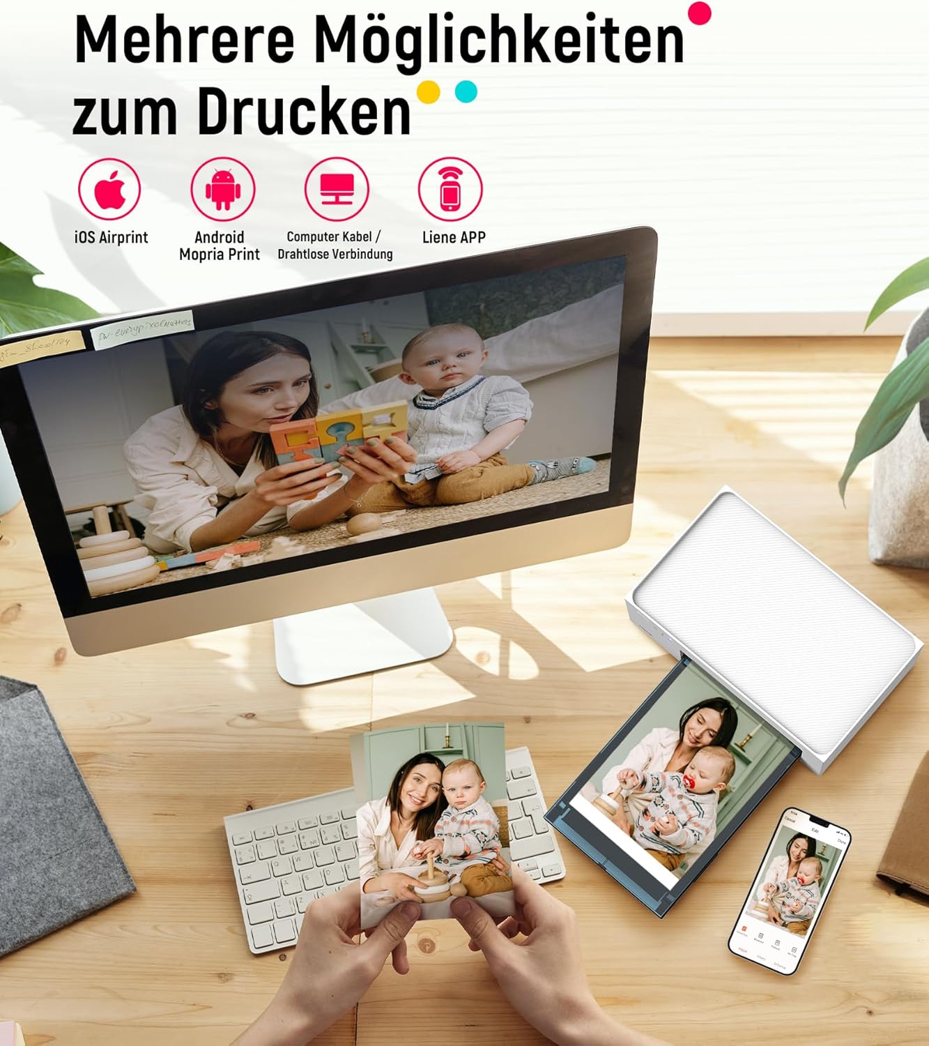 Thumbnail 1 de Liene Smartphone-Drucker 10x15 cm