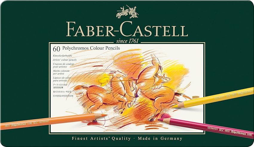 Thumbnail 1 de Faber-Castell 110060 Estuche metálico 60 lápices Polychromos 🎨
