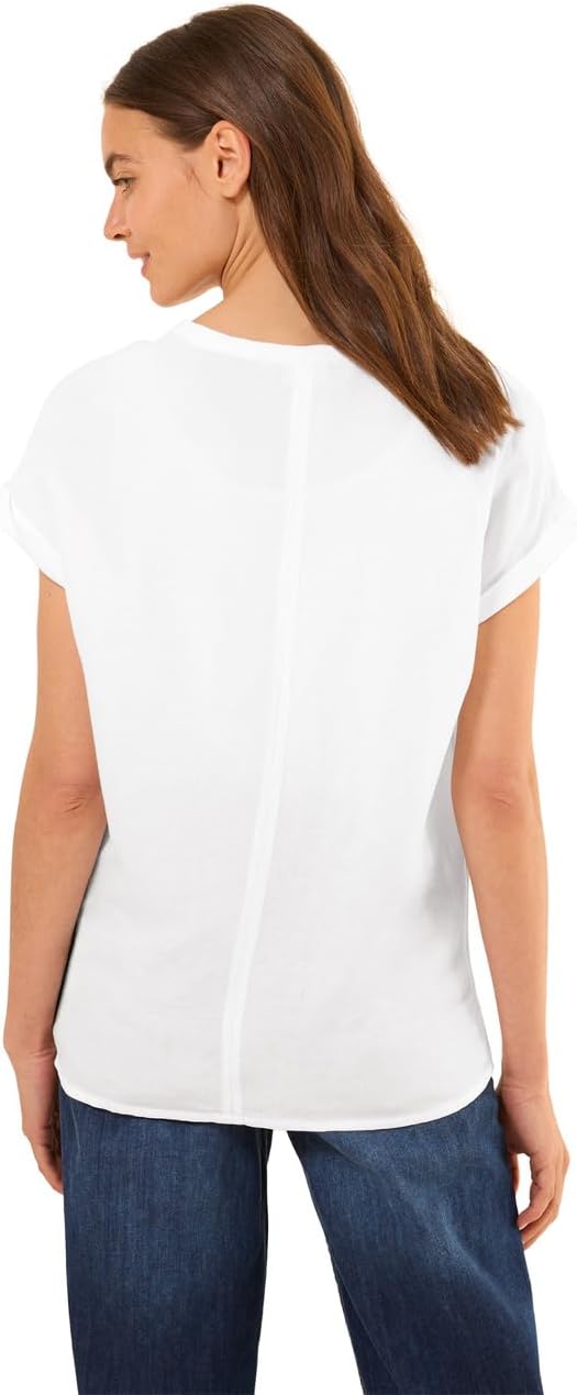 Detalle 2 de Cecil Leinenmix Bluse mit Knoten