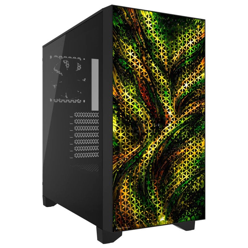 Detalle de Corsair 3000D AIRFLOW Cristal Templado USB 3.0 Negra Forest Edition – revisión de compra