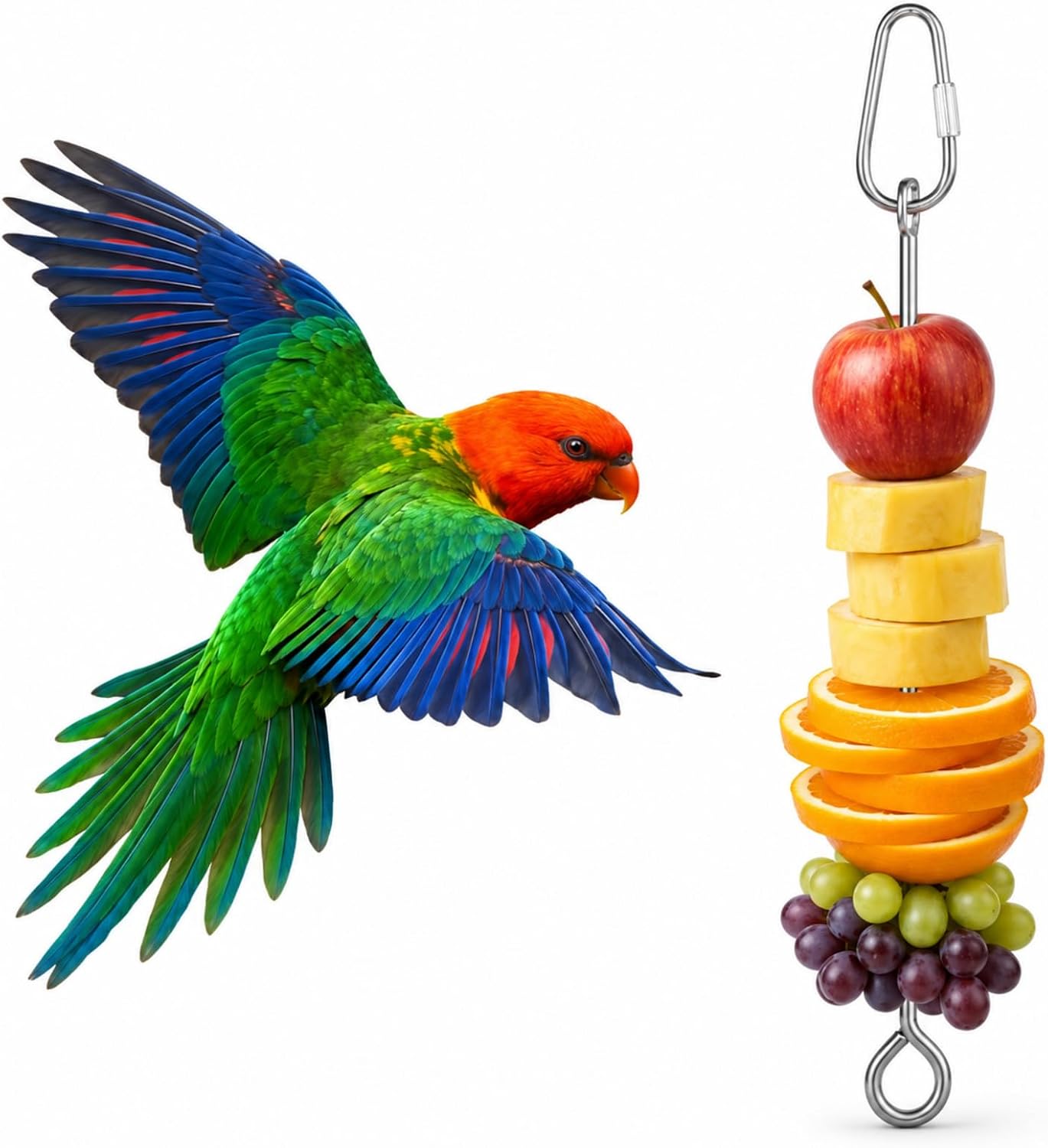 Bird Cage Food Holder Skewer