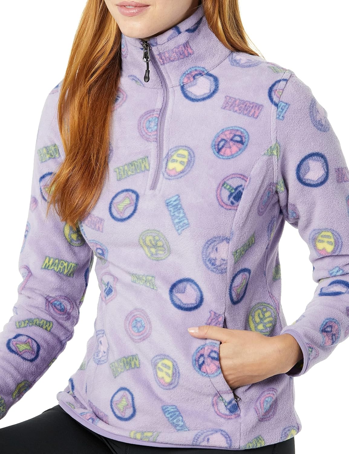 Thumbnail 1 de Amazon Essentials Disney | Marvel | Star Wars women’s polar fleece quarter-zip mock jacket