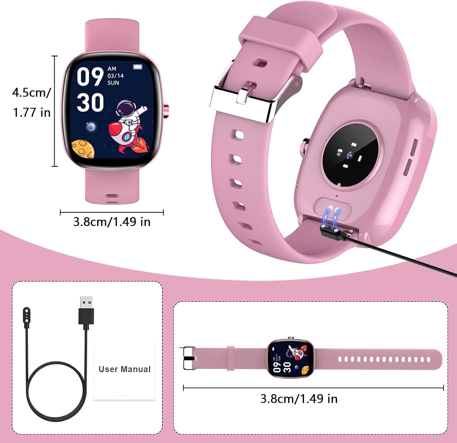 Thumbnail 6 de Tynggko Kids Smart Watch 100 Modes