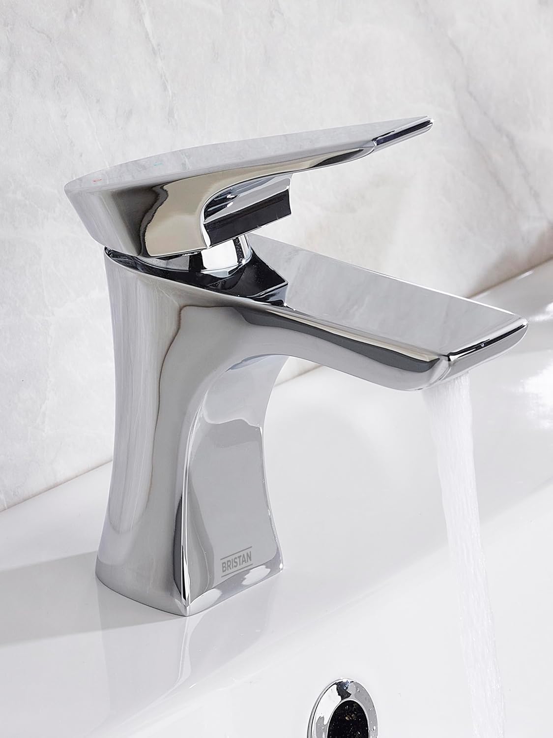 Thumbnail 4 de Bristan Hourglass Eco Start Basin Mixer Tap 💧