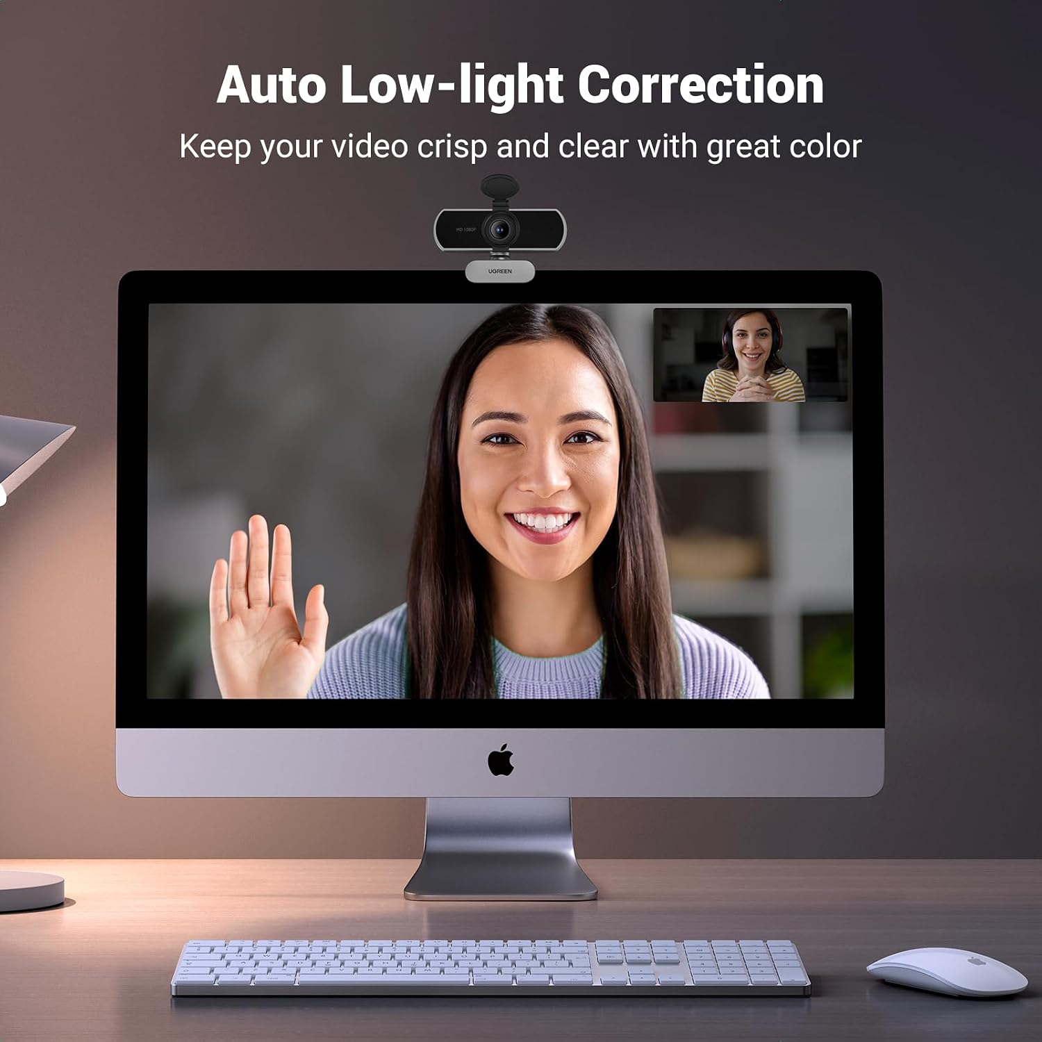 Detalle de UGREEN Webcam 1080P 30fps for calls
