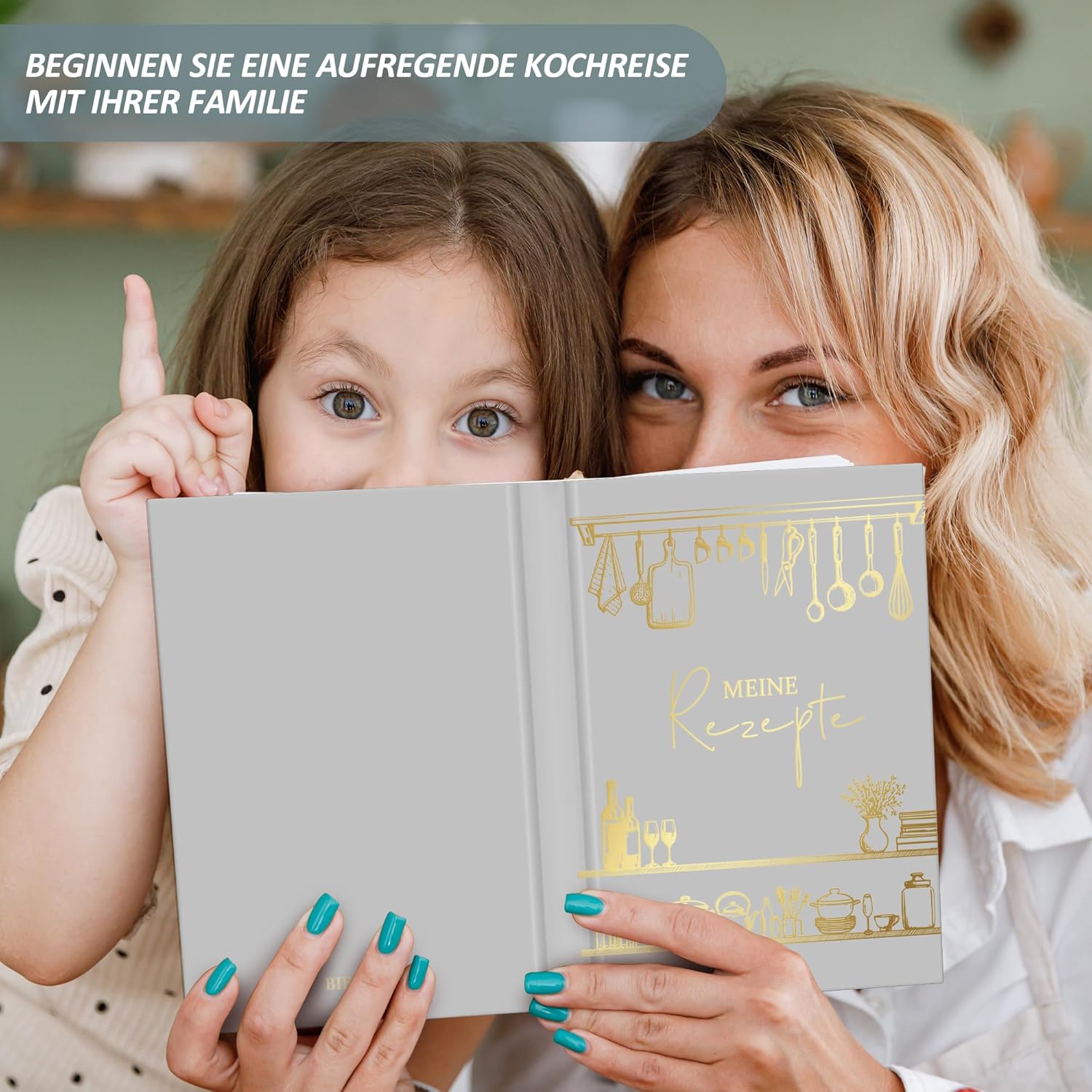 Thumbnail 6 de BIROYAL Rezeptbuch zum Selberschreiben A5 – Dein persönliches Kochbuch für 100 Lieblingsrezepte