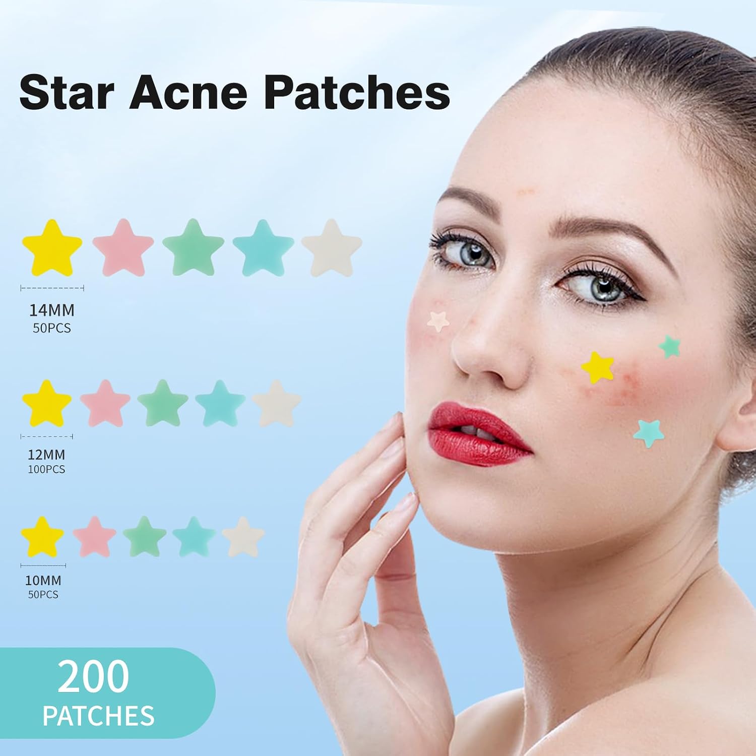 Thumbnail 1 de QUSTERE Pimple Patches 200-count acne stickers