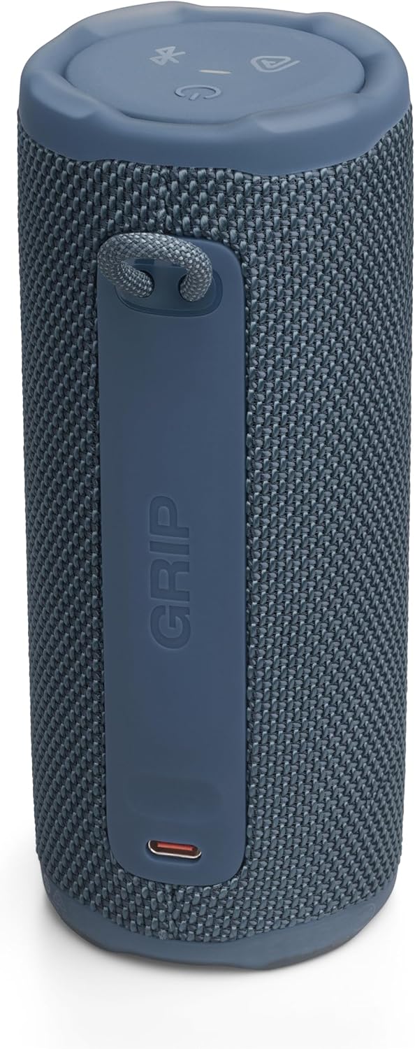 Detalle 2 de JBL Grip Kompakter Bluetooth-Lautsprecher – Pro Sound, AI Boost, IP68, Umgebungslicht und Auracast