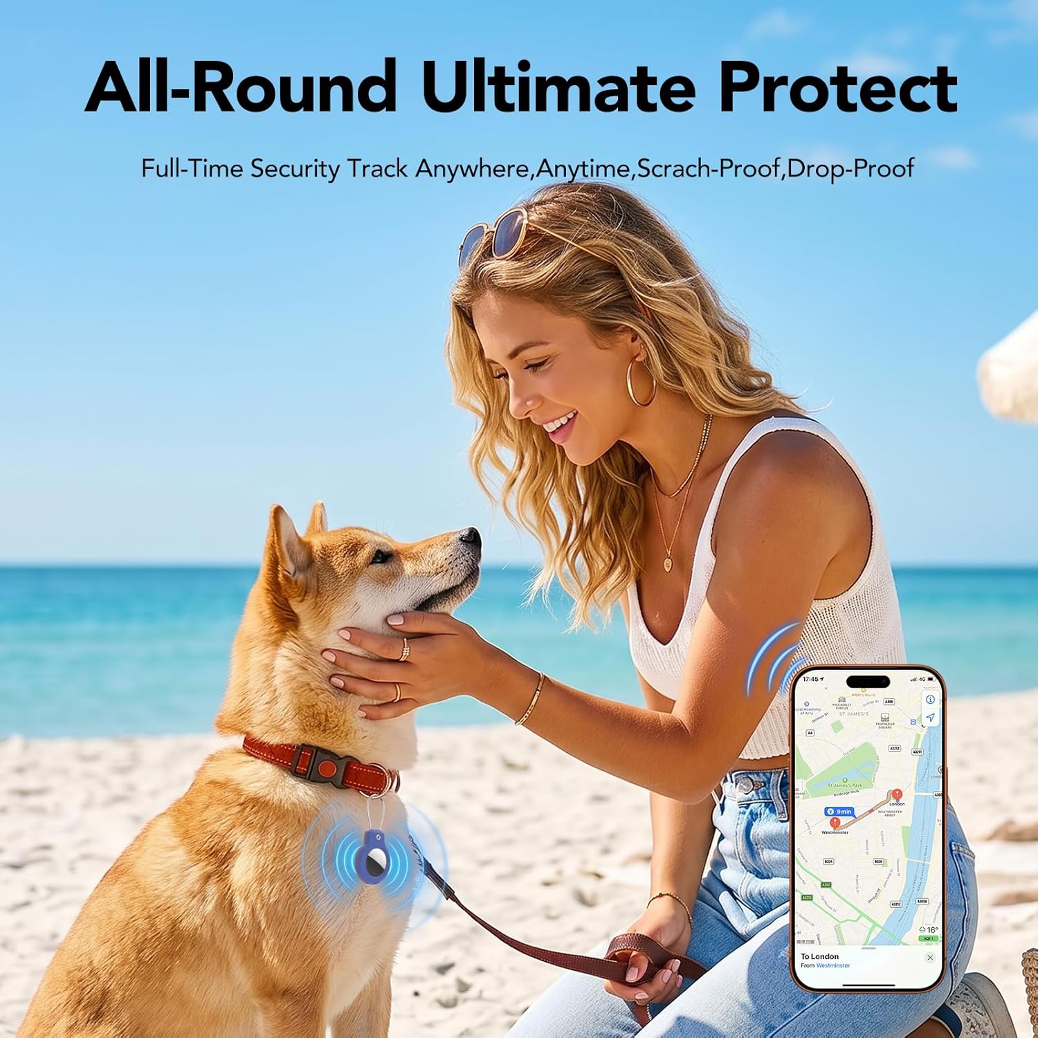 Thumbnail 3 de Apple AirTag Holder Case 4-Pack keychain 🔑