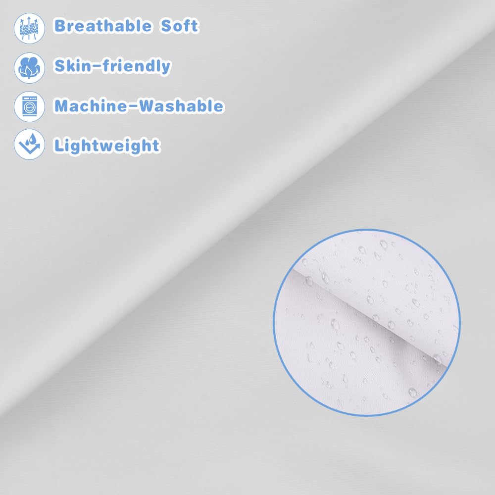 Detalle de Vicloon Baby-Lätzchen mit langen Ärmeln, wasserdicht mit Tasche – für 6 bis 12 Monate, grün