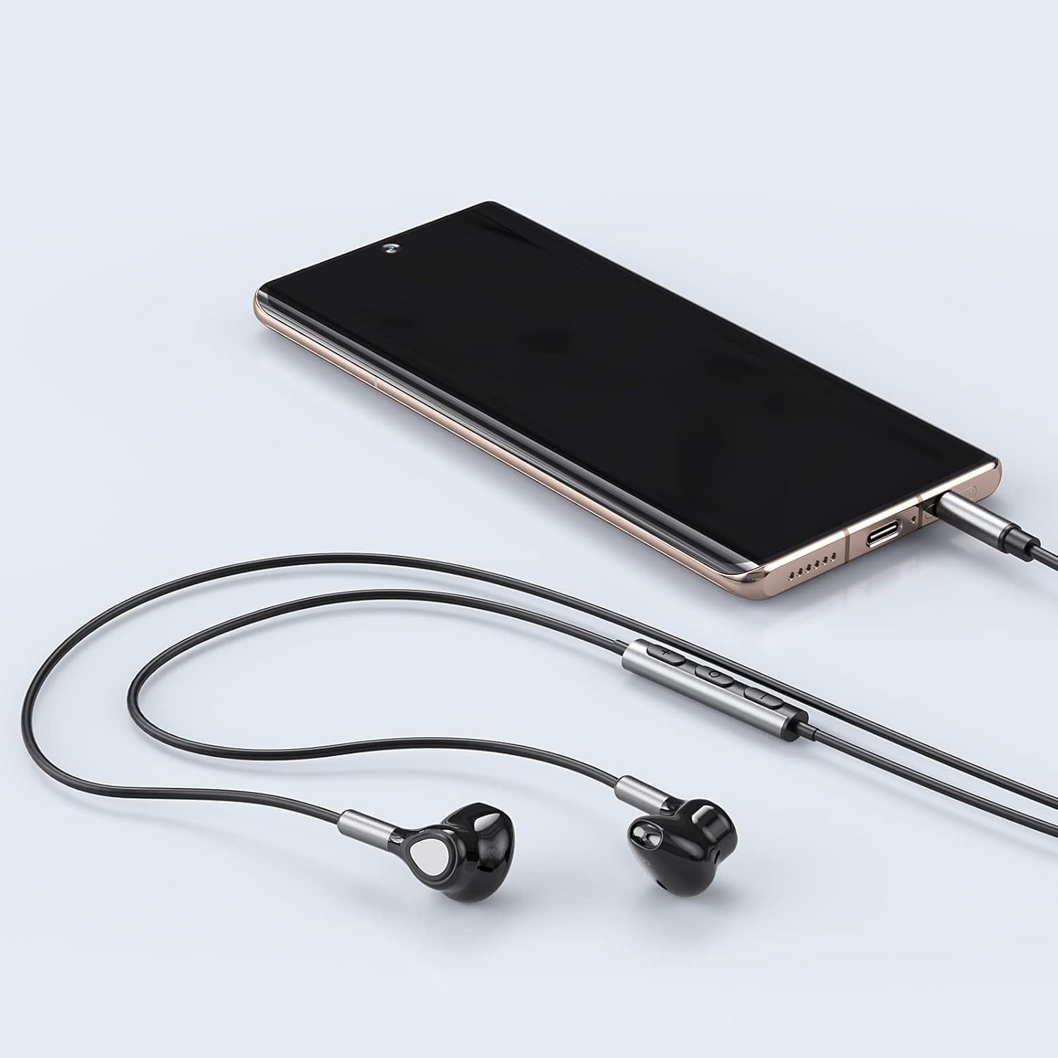 Thumbnail 6 de BENEWY Kopfhörer mit Kabel (In-Ear) 3,5-mm Klinke mit Mikrofon und Lautstärkeregler