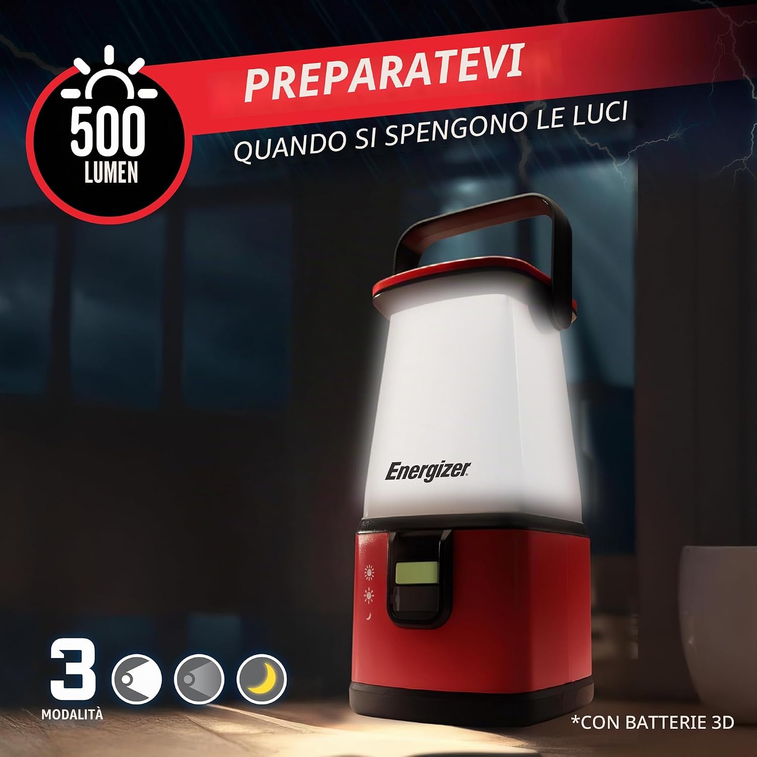 Detalle de Energizer Weatheready 360° 500 lm 🔦