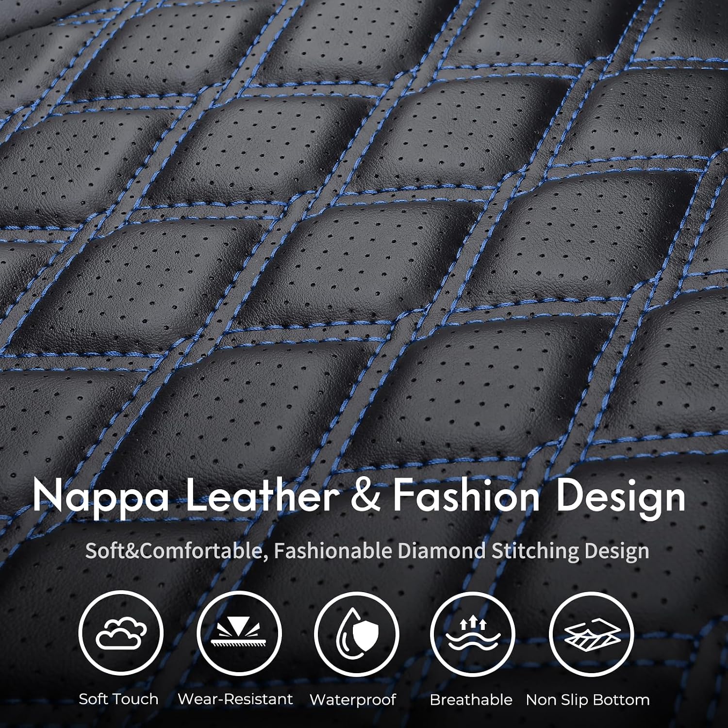 Detalle 1 de Huidasource Truck Seat Covers Faux Leather