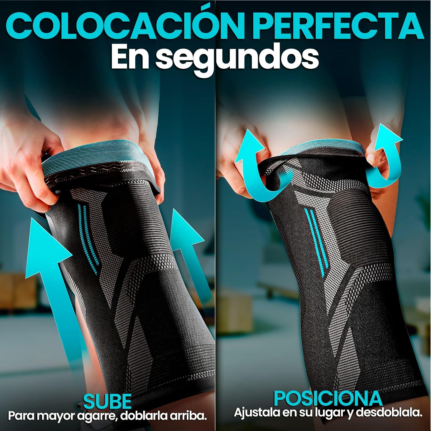Detalle 2 de NativoDex Rodillera Estabilizadora 3‑en‑1