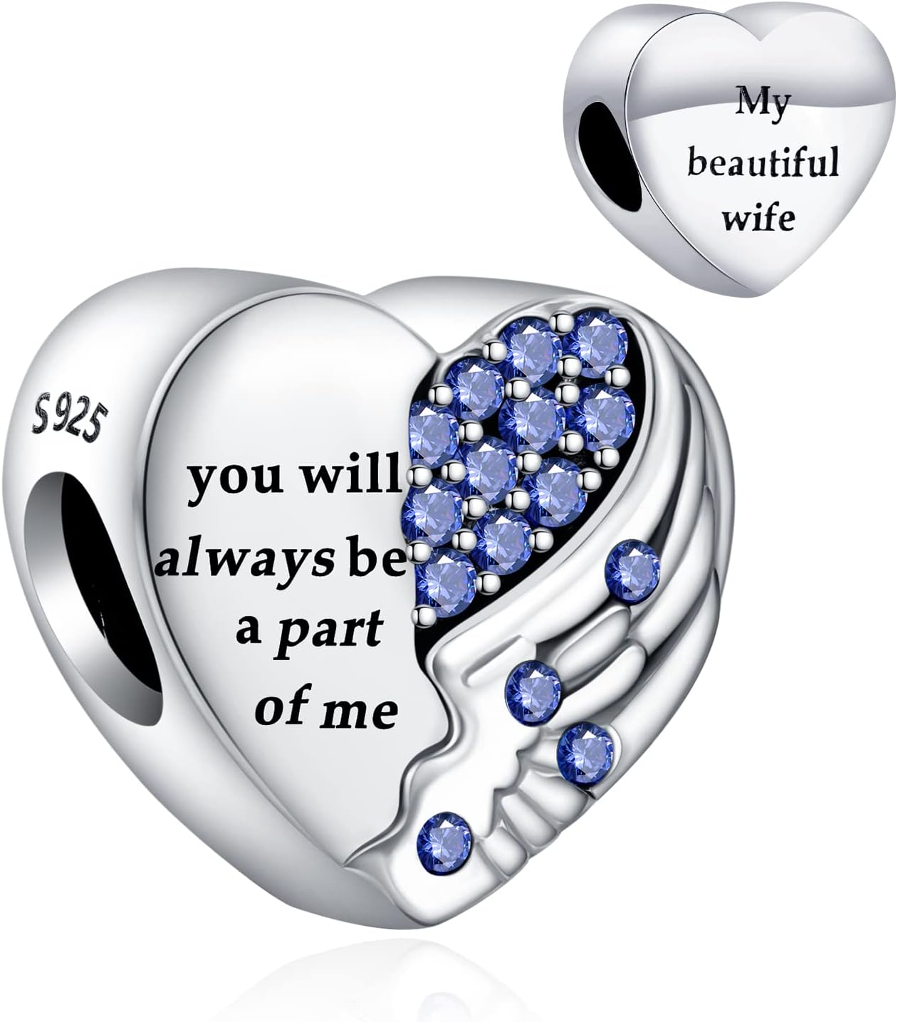 Thumbnail 6 de Amuefer 925 Silber Charms Armband & Halskette – Vielfältige Anhänger mit Perlen & Schmetterling