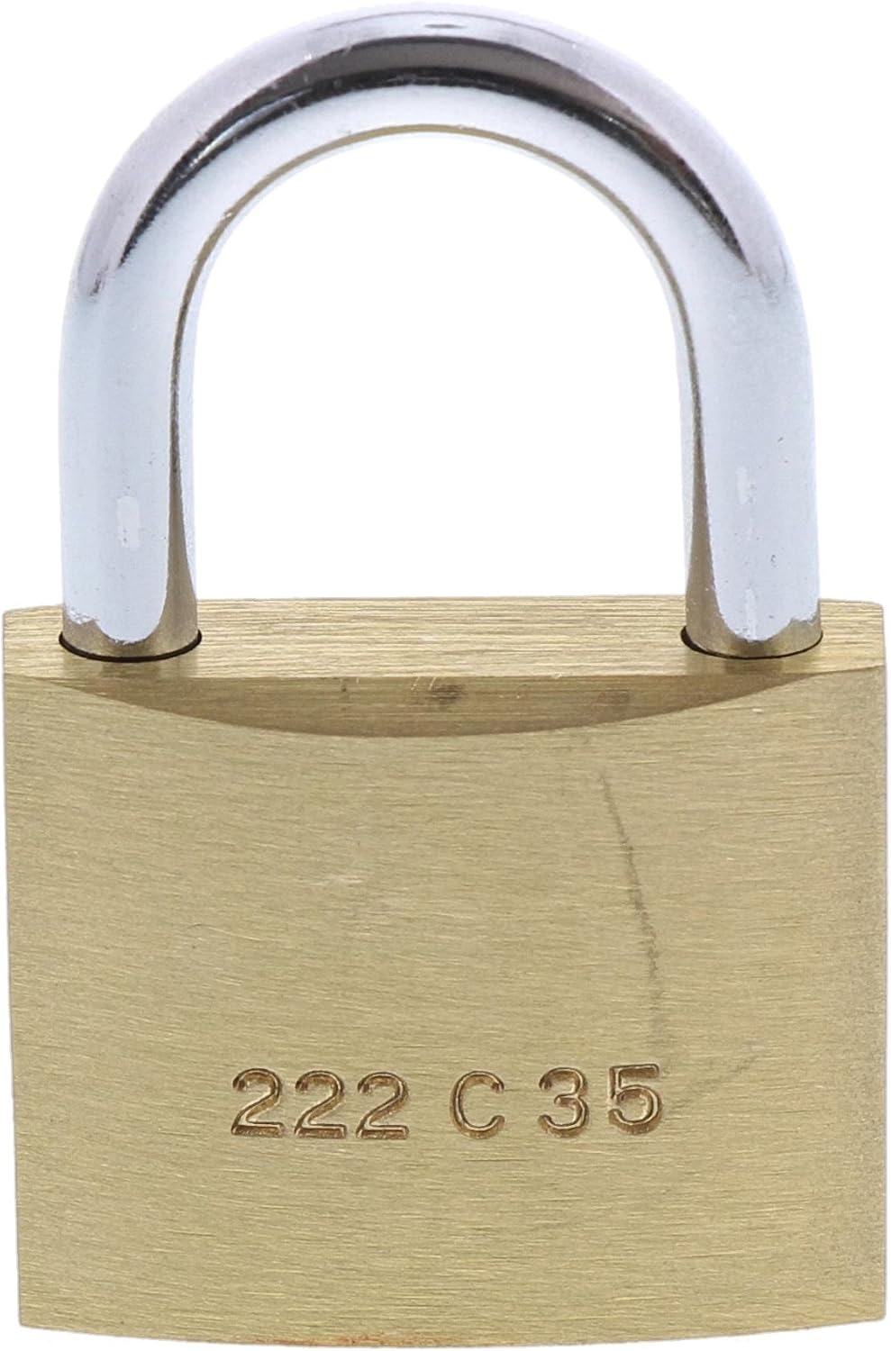 Detalle de Burg Wächter Vorhängeschloss C-Line 222 35 SB – 5 mm Bügelstärke, inkl. 2 Schlüssel