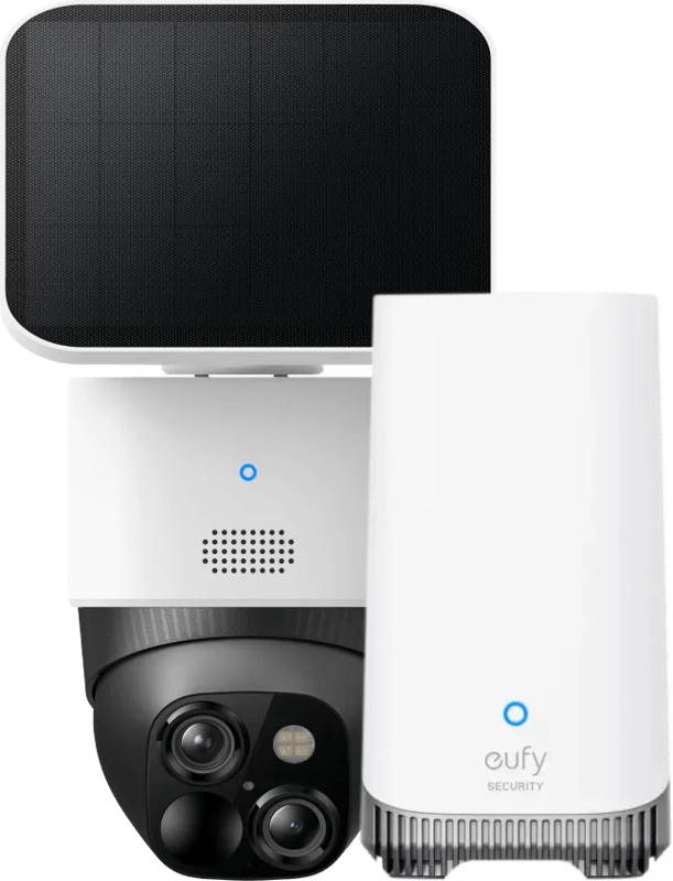 Detalle de eufy SoloCam S340 360° mit HomeBase 3
