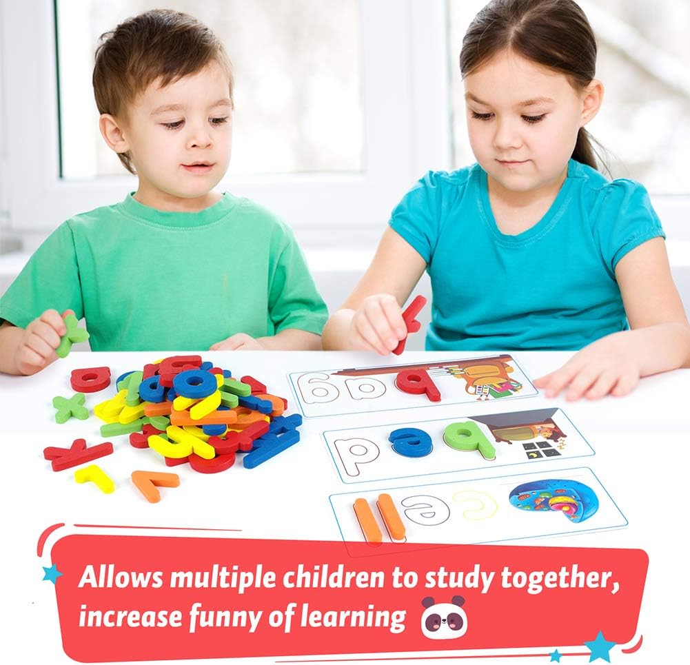 Detalle de KMUYSL See & Spell CVC Word Builder for Ages 3–6