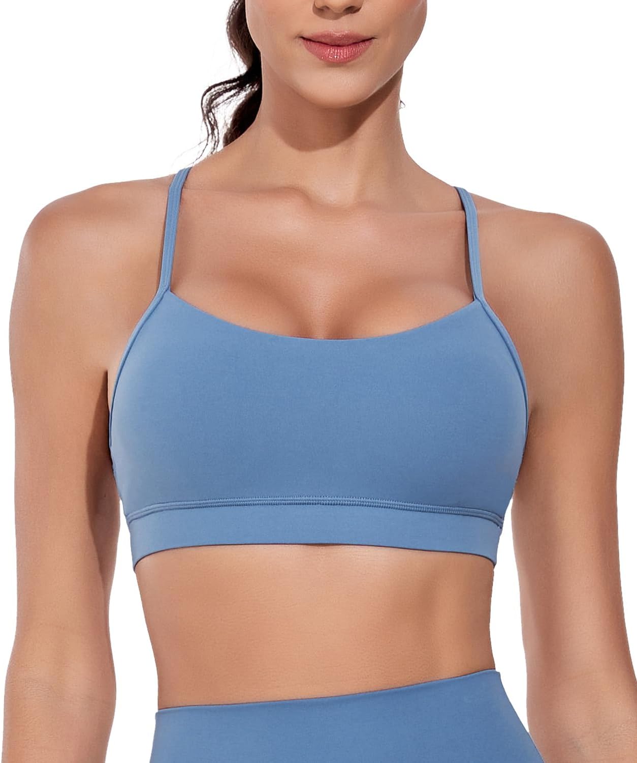 Thumbnail 6 de wirarpa Damen Sport BH gepolstert ohne Bügel mit Y-Rücken – atmungsaktiver Yoga-Top
