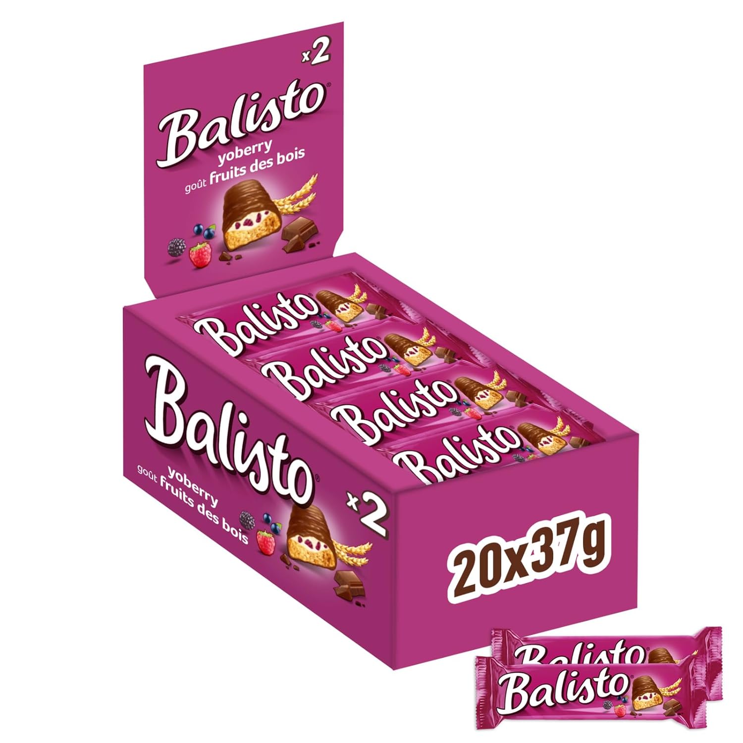 Detalle de Balisto Yoberry Schokoriegel 740g 🍫
