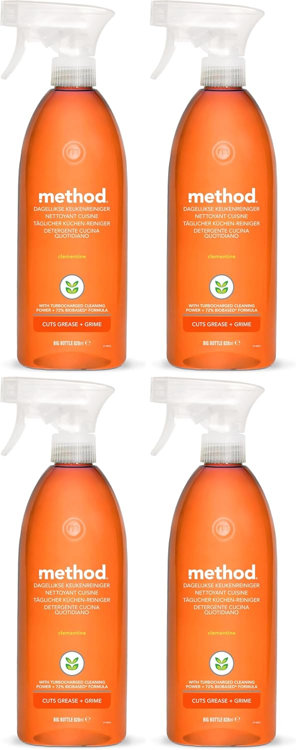 Thumbnail 6 de Method Küchenreiniger Spray – kraftvoller Allzweckreiniger für die Küche, Clementinenduft, 828 ml