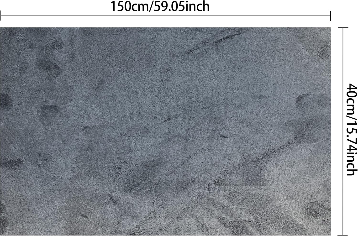 Thumbnail 2 de Mikrofaserstoff selbstklebend für das Cockpit mit Wildleder-Optik (Dunkelgrau, 150 × 40 cm) – Stretch & dehnbar
