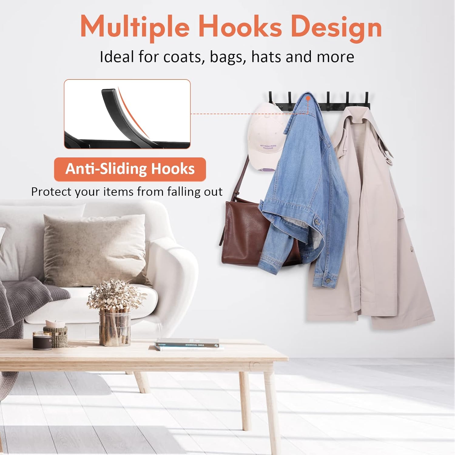 Thumbnail 4 de Optish Coat Rack 2-Pack wall hooks ๐ช