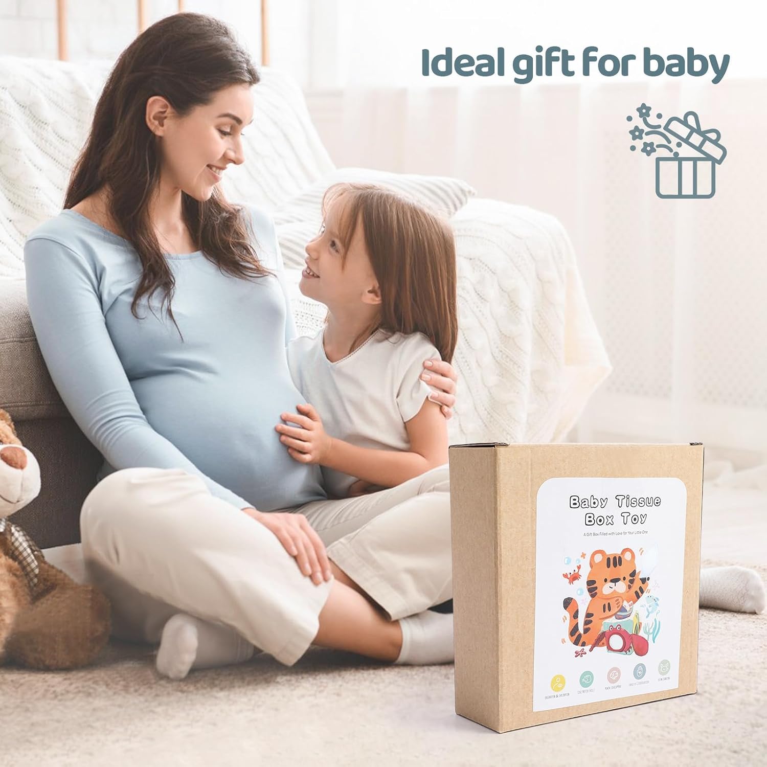 Thumbnail 4 de Wooden Teether tissue box toy 6-12 months
