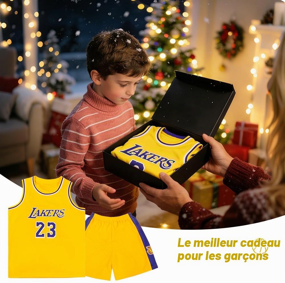 Detalle 2 de BSBUY basketbalset voor kinderen: mouwloos shirt en short in sneldrogend polyester