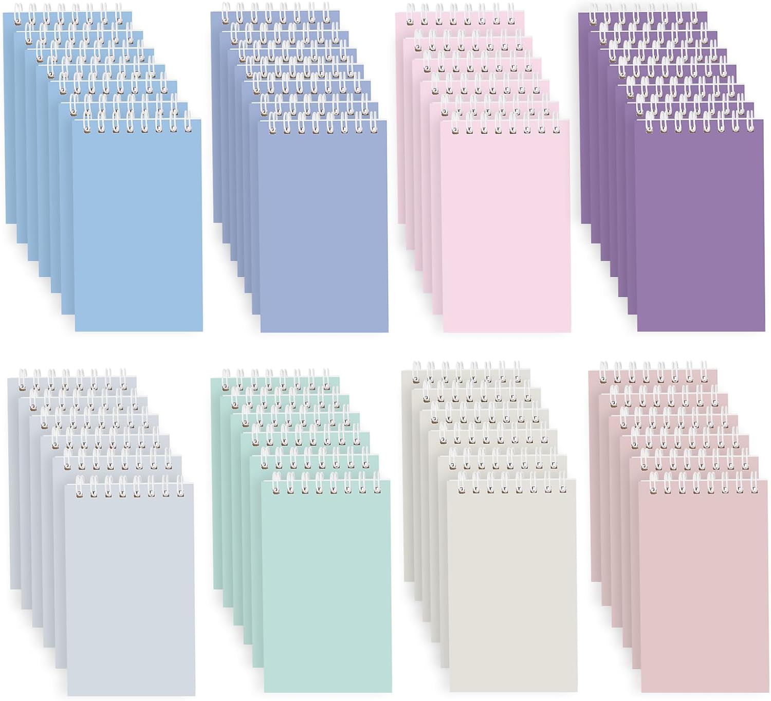 Detalle de Ddaowanx 3x5 Pocket Spiral Notebooks, Lined Pages, Assorted Colors