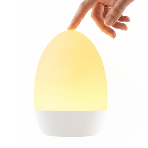 Detalle de FULNIX Nachtlicht für Babyzimmer, dimmbare Eierlampe mit 14 RGB-Farben