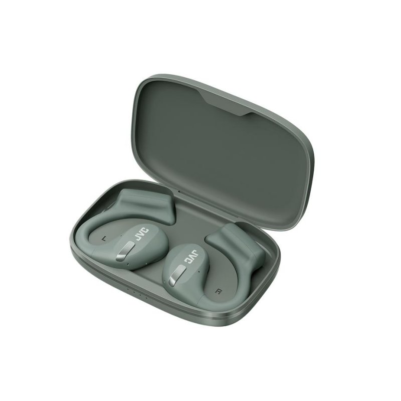 Detalle 2 de Auriculares JVC HA-NP50T: libertad sin perder sonido y llamadas con protección IPX5 (color verde)