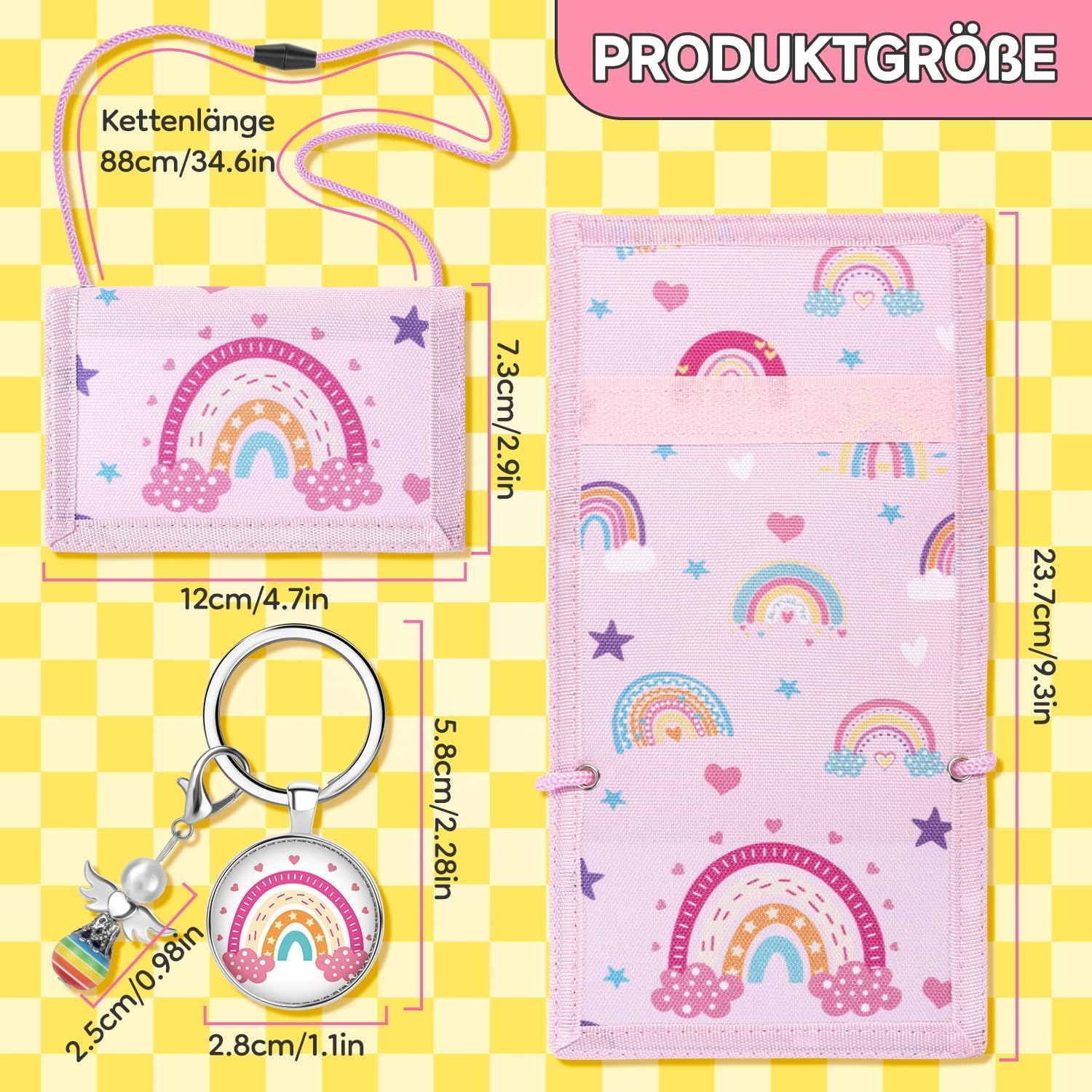 Detalle de Kinder Portmonee Regenbogen Schultüte Füllung