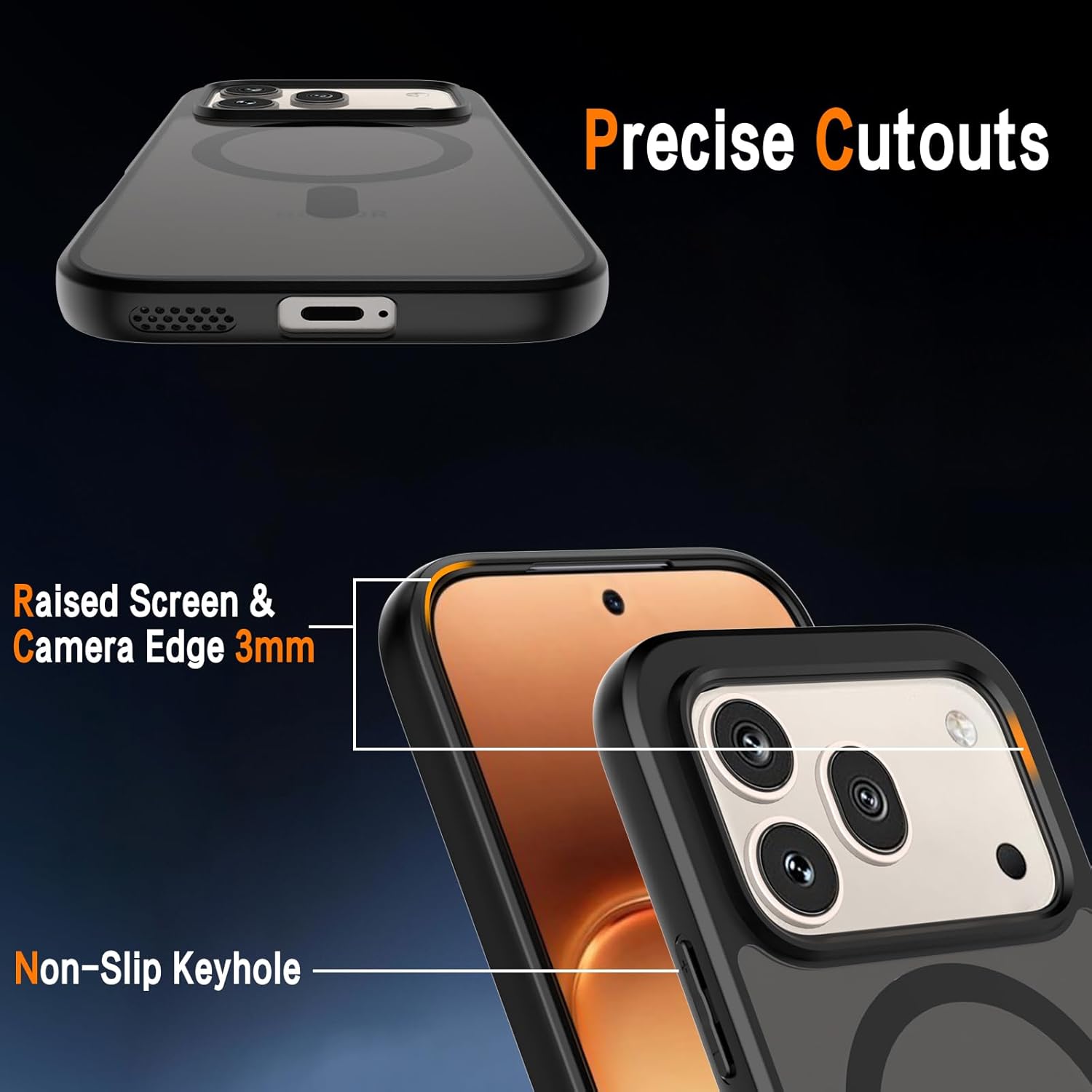 Thumbnail 3 de AOKUMA MagSafe Case for Honor 600 Pro 5G with 2-Pack Screen Protectors