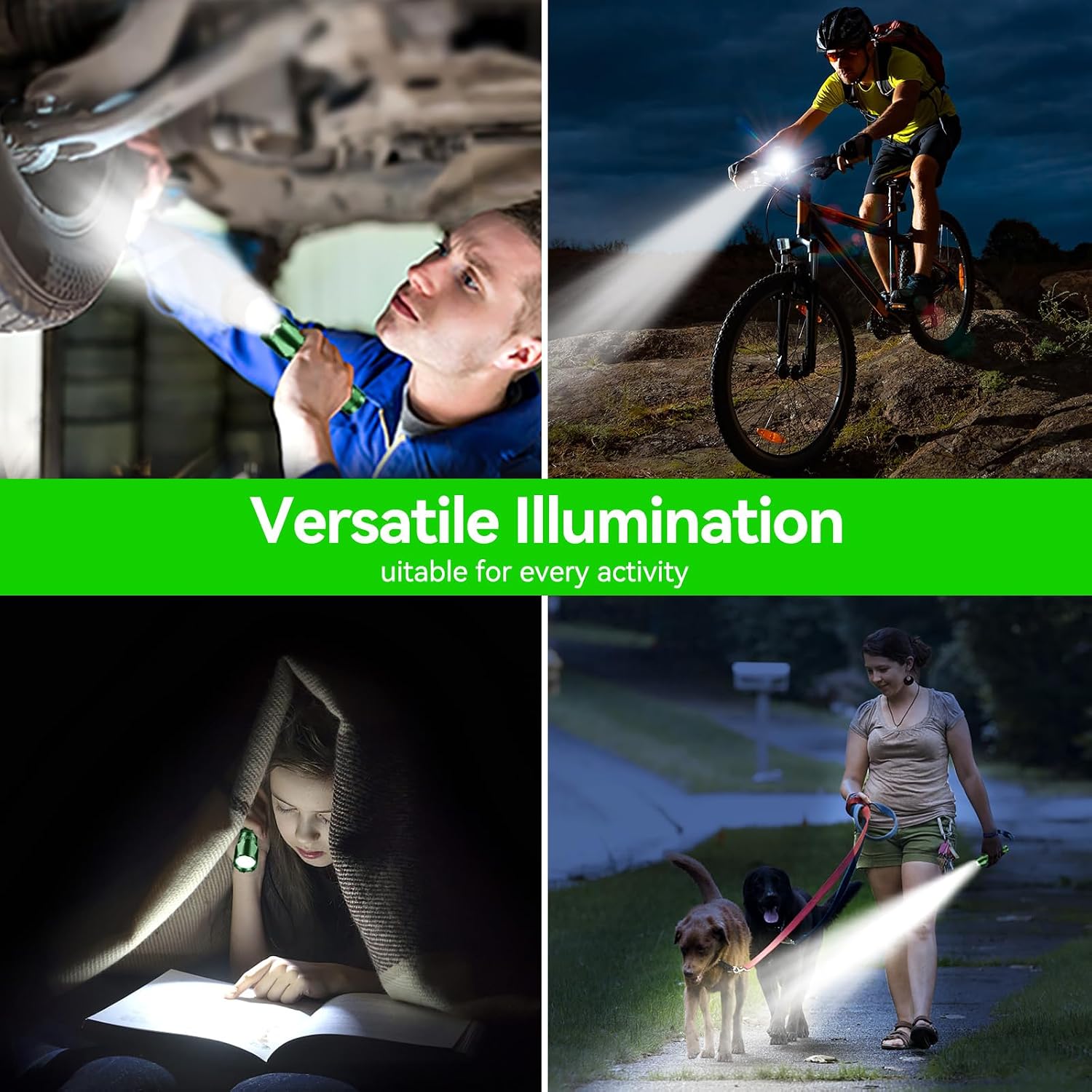 Thumbnail 6 de GEARLITE LED Torch Rechargeable: 3500LM, 200m Beam, Clip‑On Focusable Flashlight