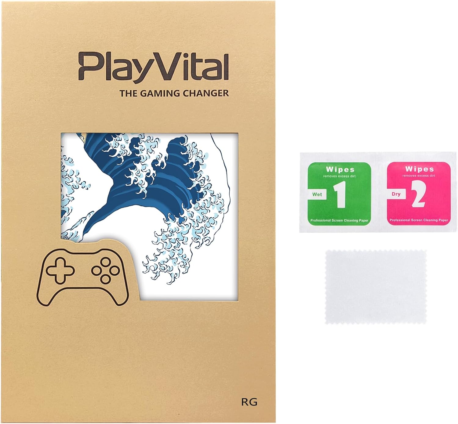 Thumbnail 6 de PlayVital Stickers Set Skin Decal for ROG Ally Console 2 – The Great Wave off Kanagawa