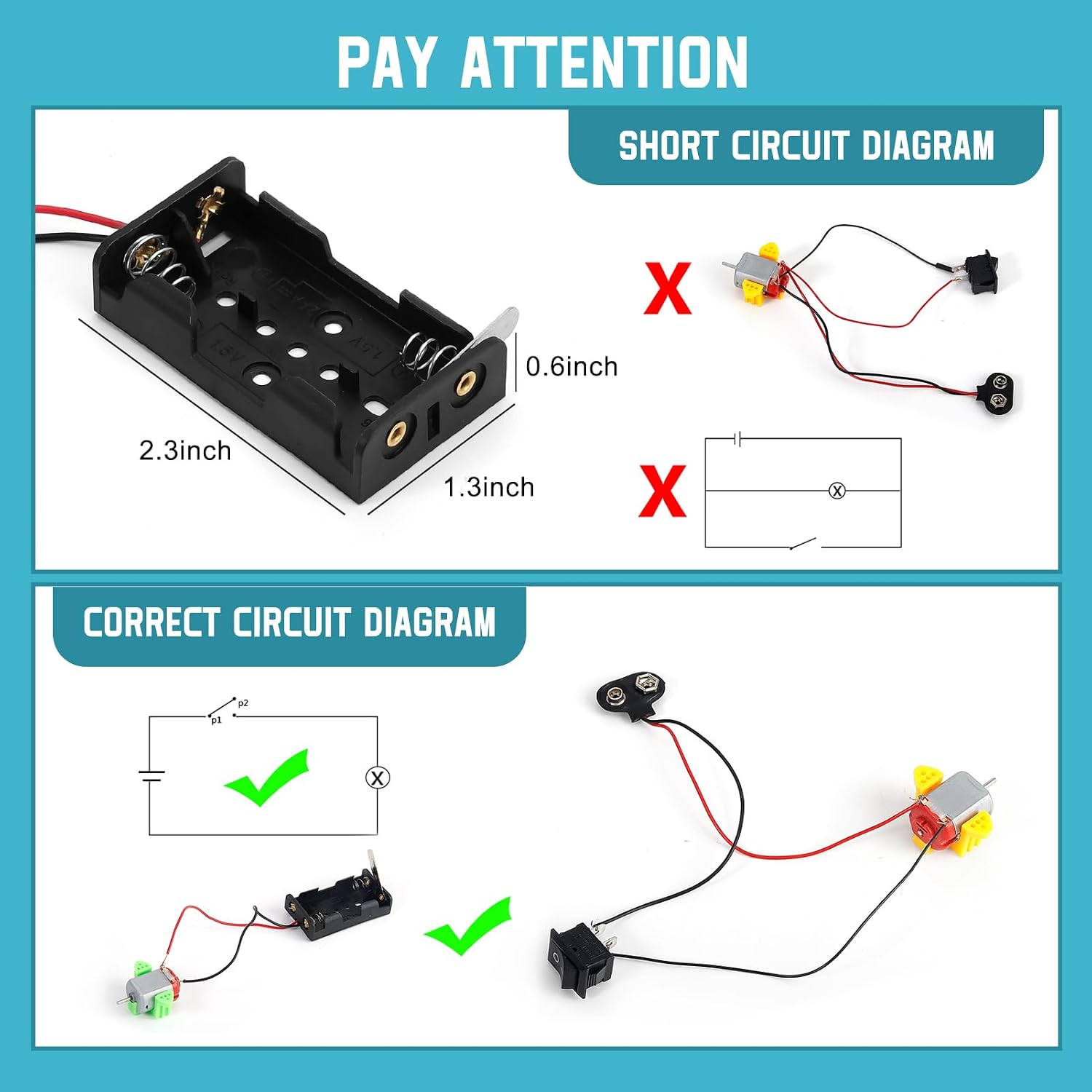 Detalle 2 de Sntieecr DC Motor Kit 276PCS