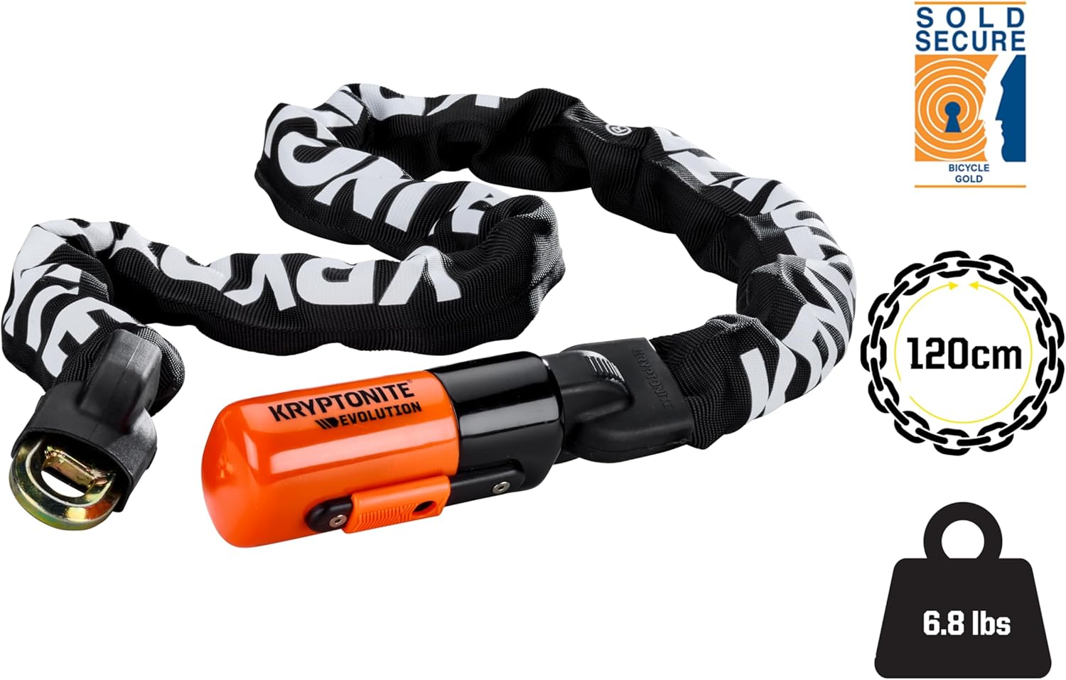 Thumbnail 1 de Kryptonite Evolution 1012 Catena Integrata – Antifurto Bici 120 cm, sicurezza 8/10