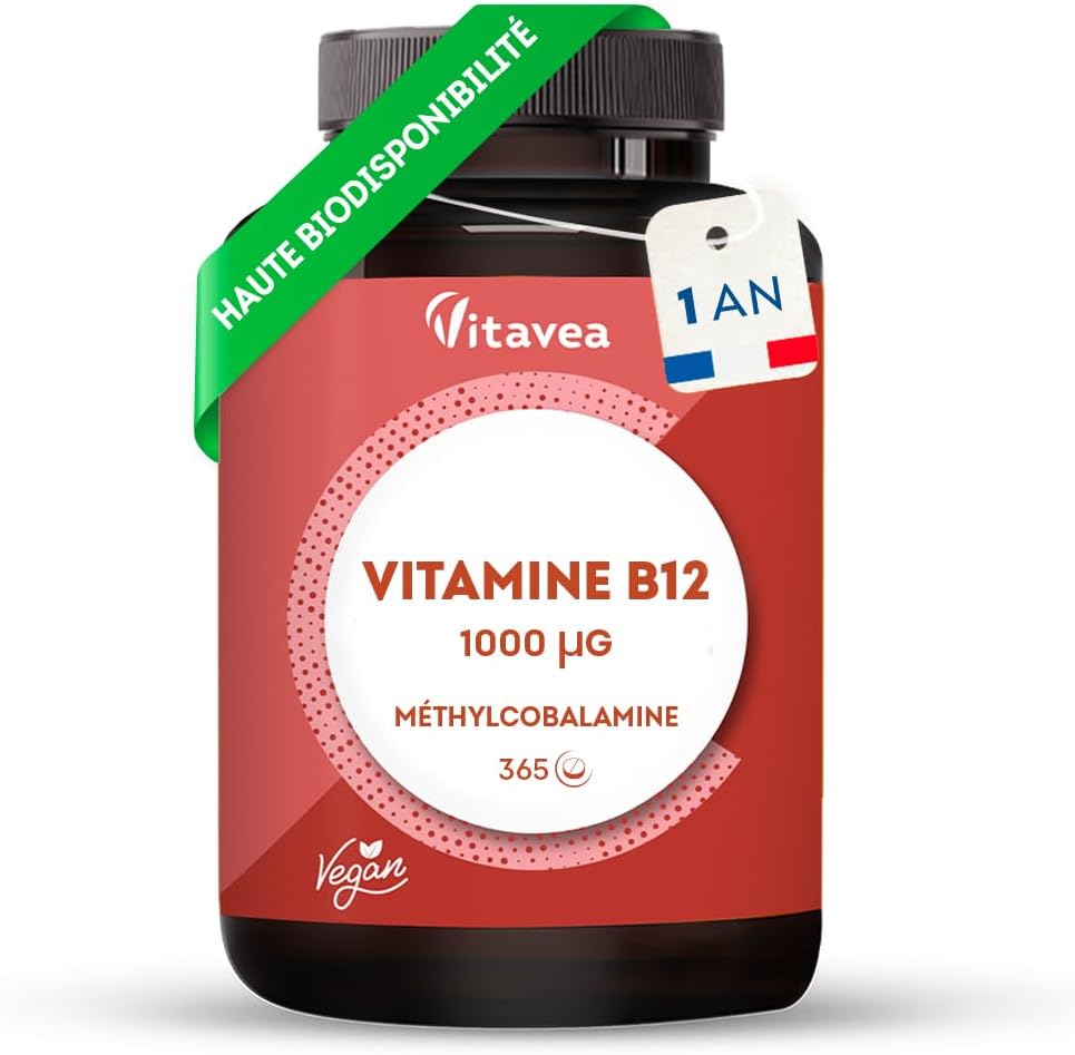 Detalle de Vitavea Vitamine B12 1 000 µg méthylcobalamine vegan 💊
