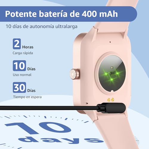 Detalle de KIUVKAS P3 Smartwatch: reloj inteligente 1,95'' con llamadas, 140+ modos deporte y monitorización de salud